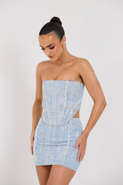 Tara Denim Corset