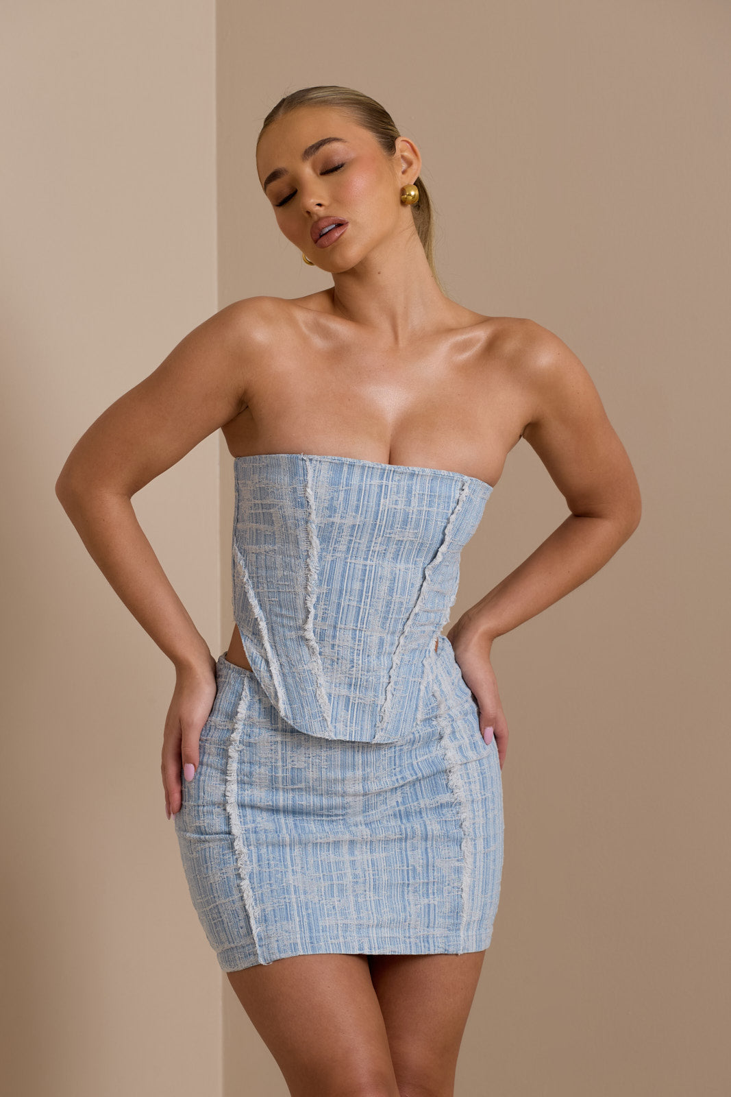 Tara Denim Corset