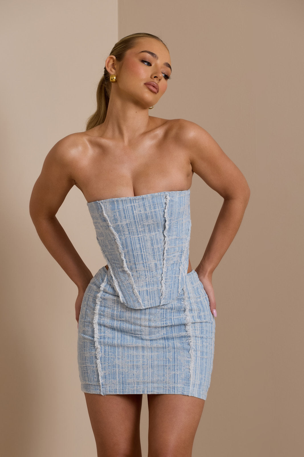 Tara Denim Corset