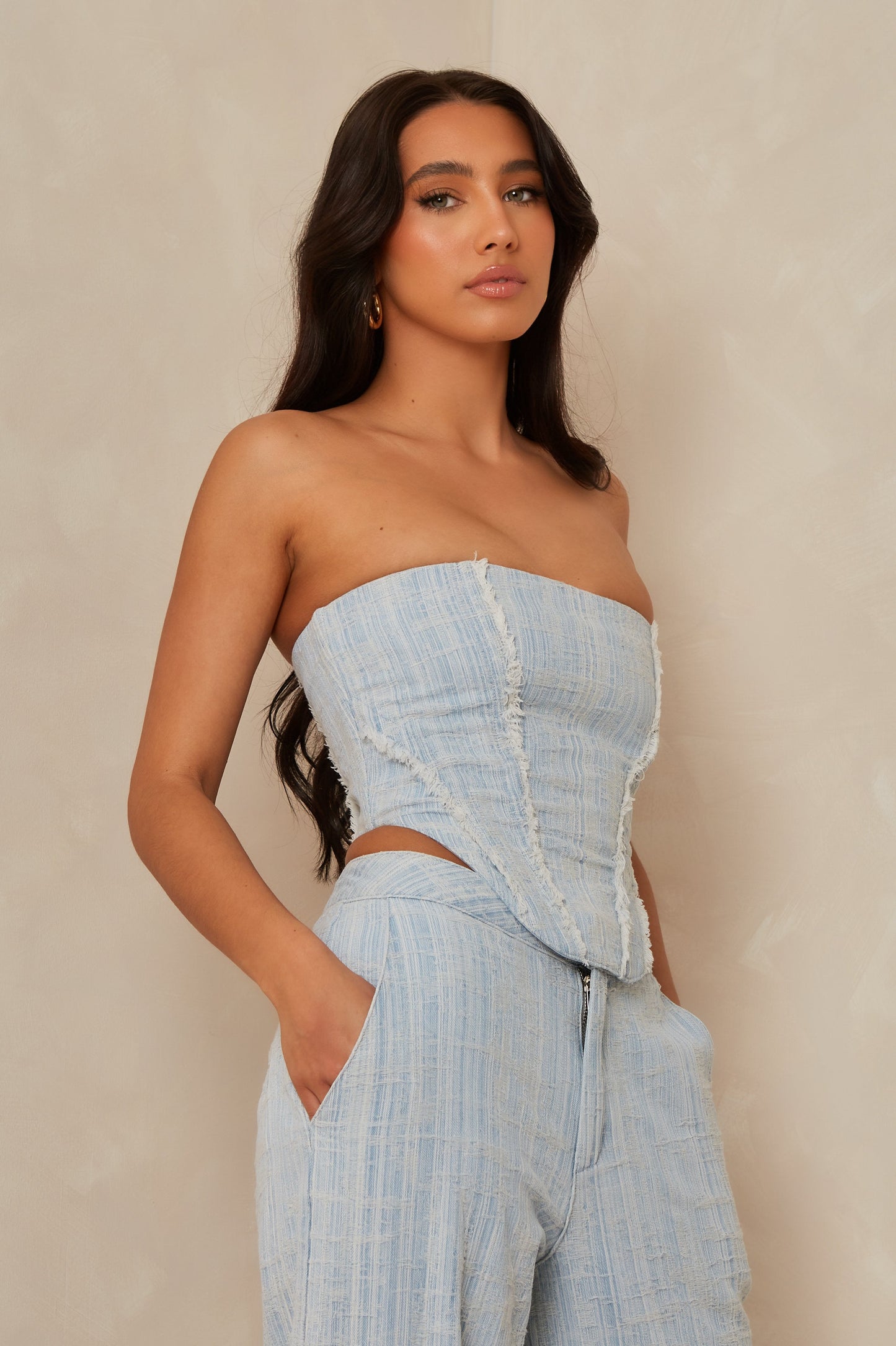 Tara Denim Corset